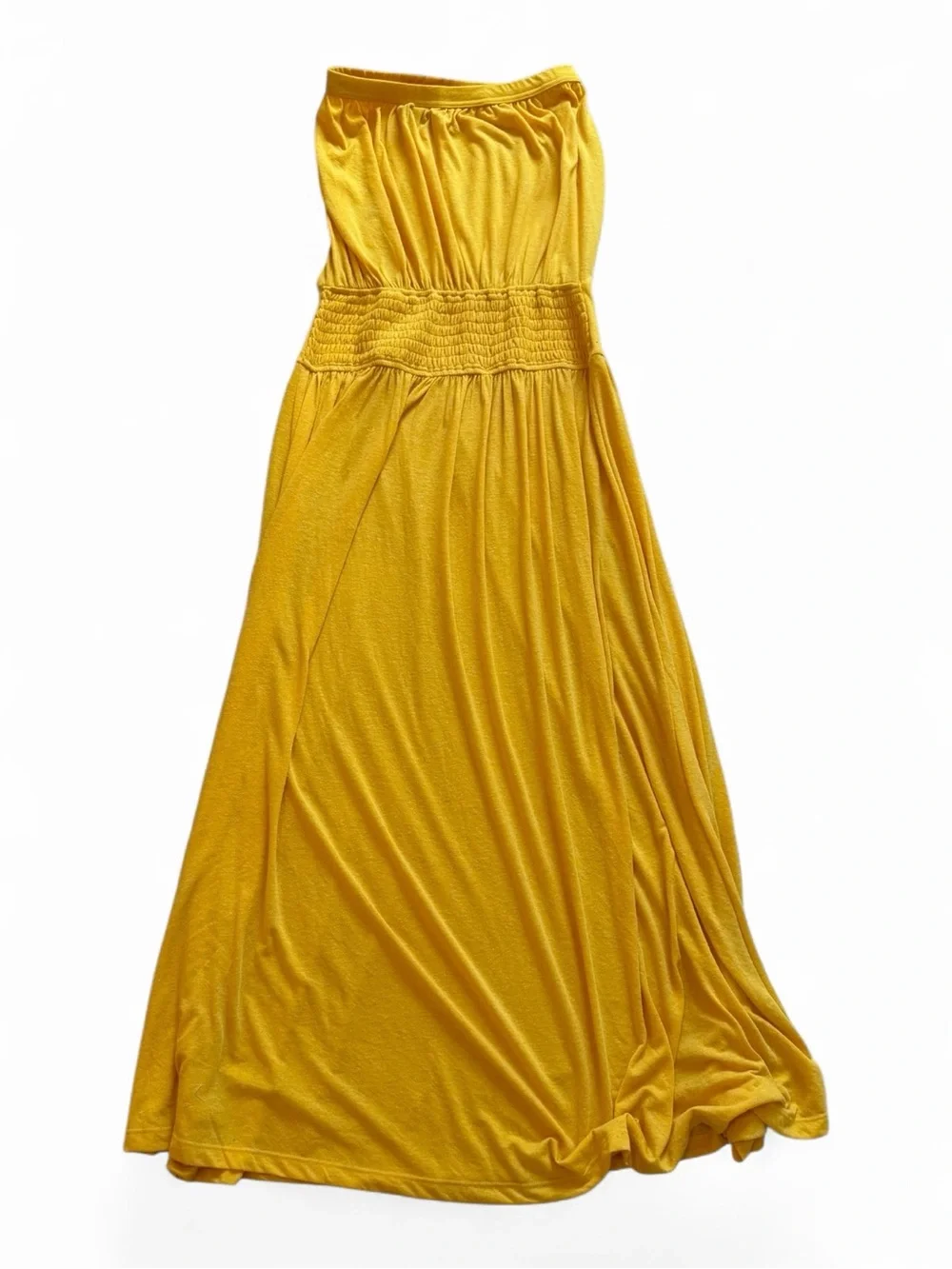 Free People strapless maxi